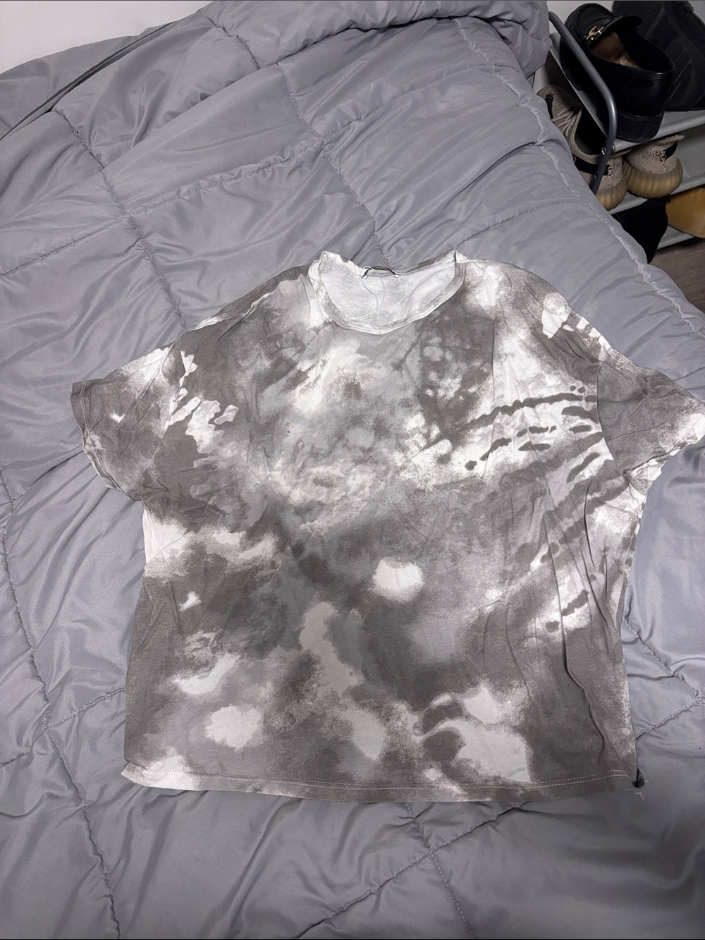 Zara Light Gray Short Sleeve Tee
